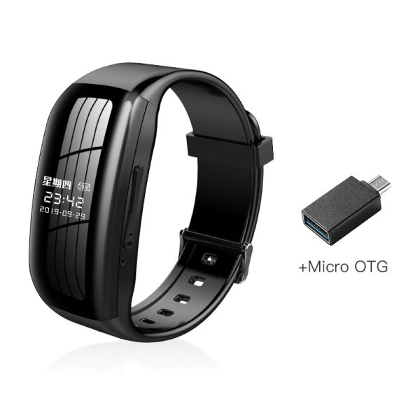 D5 One Touch Recording Pen Working Intelligent HD Noise Reduction Recording Bracelet - Image 3
