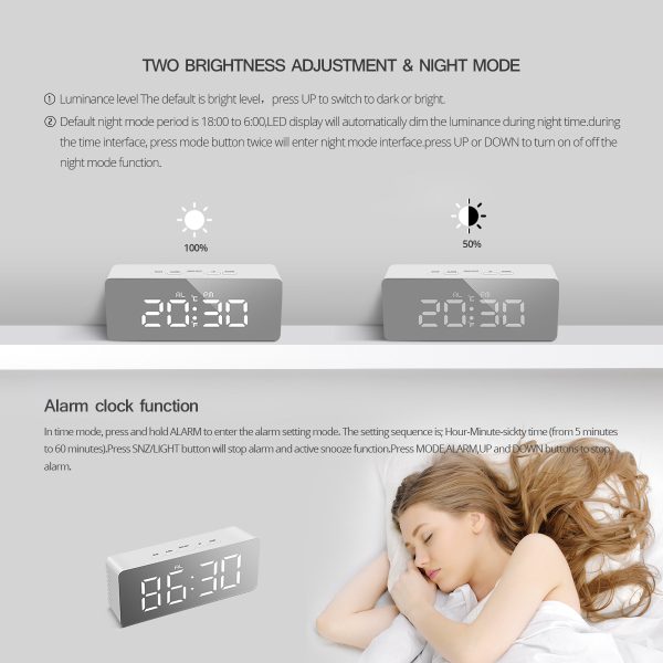 Children's Alarm Clock Led Electronic Clock Multi-Function Digital Electronic Clock Alarm Clock Student Special Desktop Clock - Image 4
