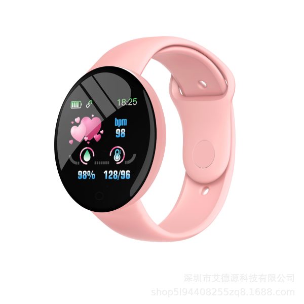 New D18S Macaron Heart Rate Exercise Step Meter Health Monitoring Eight Colors Custom Background Smart Bracelet - Image 5