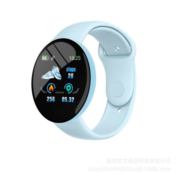 New D18S Macaron Heart Rate Exercise Step Meter Health Monitoring Eight Colors Custom Background Smart Bracelet - Image 8