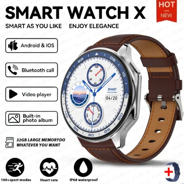 DT Watch X smartwatch with 4G large memory, local music and video playback, waterproof Bluetooth calling, smart phone - Image 7
