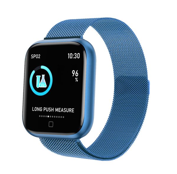 T80S Smart Bracelet Heart Rate Blood Pressure Sleep Monitoring Message Notification Chip Temperature Measurement Bracelet - Image 6