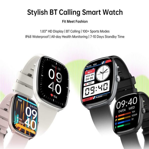 S5 smartwatch IP68 waterproof Bluetooth call sports wristband heart rate and blood oxygen monitoring - Image 2