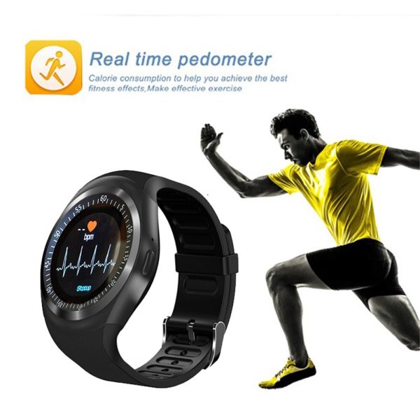 696 2G GSM SIM Card call Sport smart watch Y1HR Heart Rate monitor Passometer smart watch men Fitness Tracker smart bracelet - Image 2