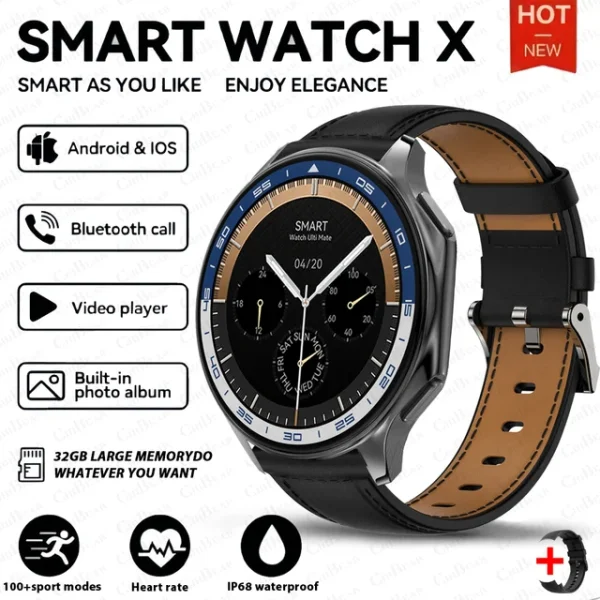 DT Watch X smartwatch with 4G large memory, local music and video playback, waterproof Bluetooth calling, smart phone - Image 6