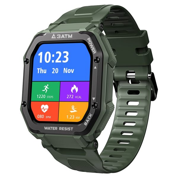 Smart Watch ROCK Rugged Watch For Men Outdoor Sports Waterproof Fitness Tracker Blood Pressure Monitor smartwatch - Image 7