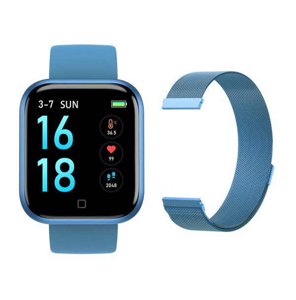 T80S Smart Bracelet Heart Rate Blood Pressure Sleep Monitoring Message Notification Chip Temperature Measurement Bracelet - Image 14